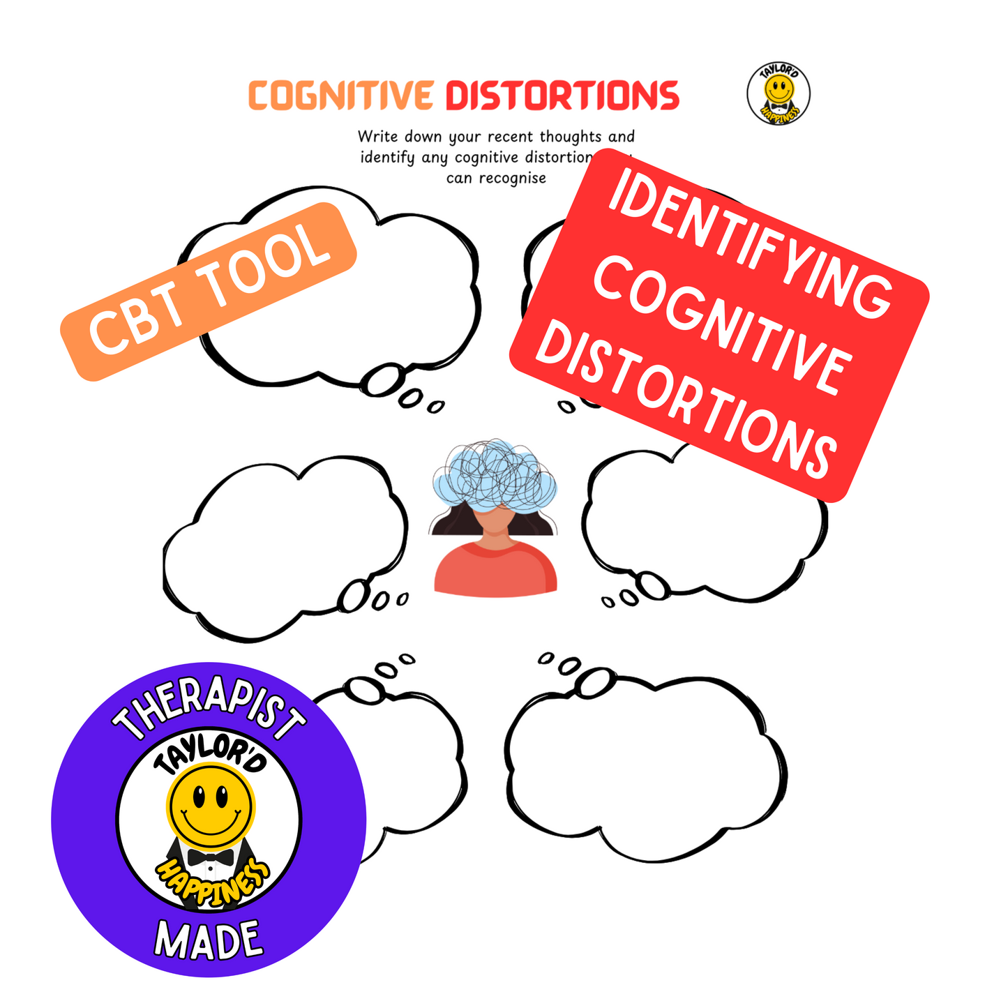 Identifying Cognitive Distortions Worksheet